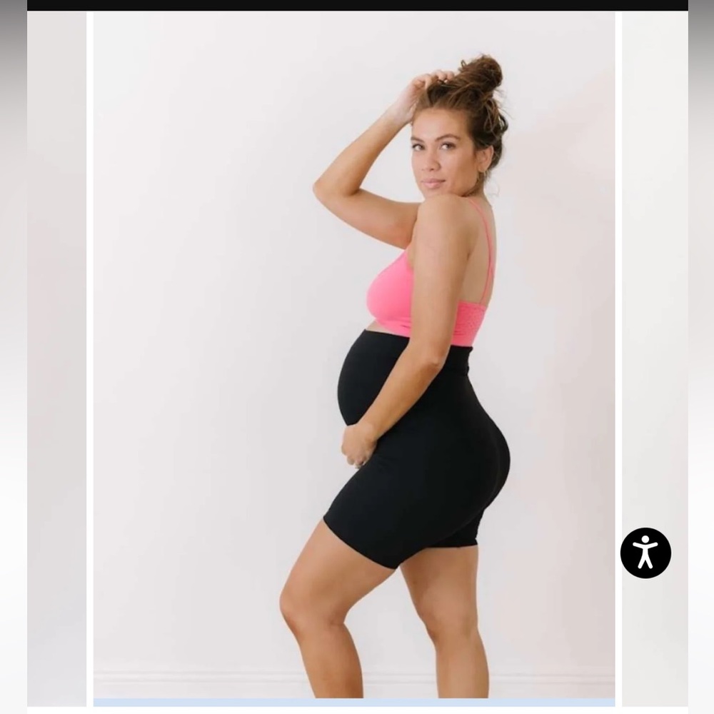 Baobei maternity dream biker shortie, size S\M black
